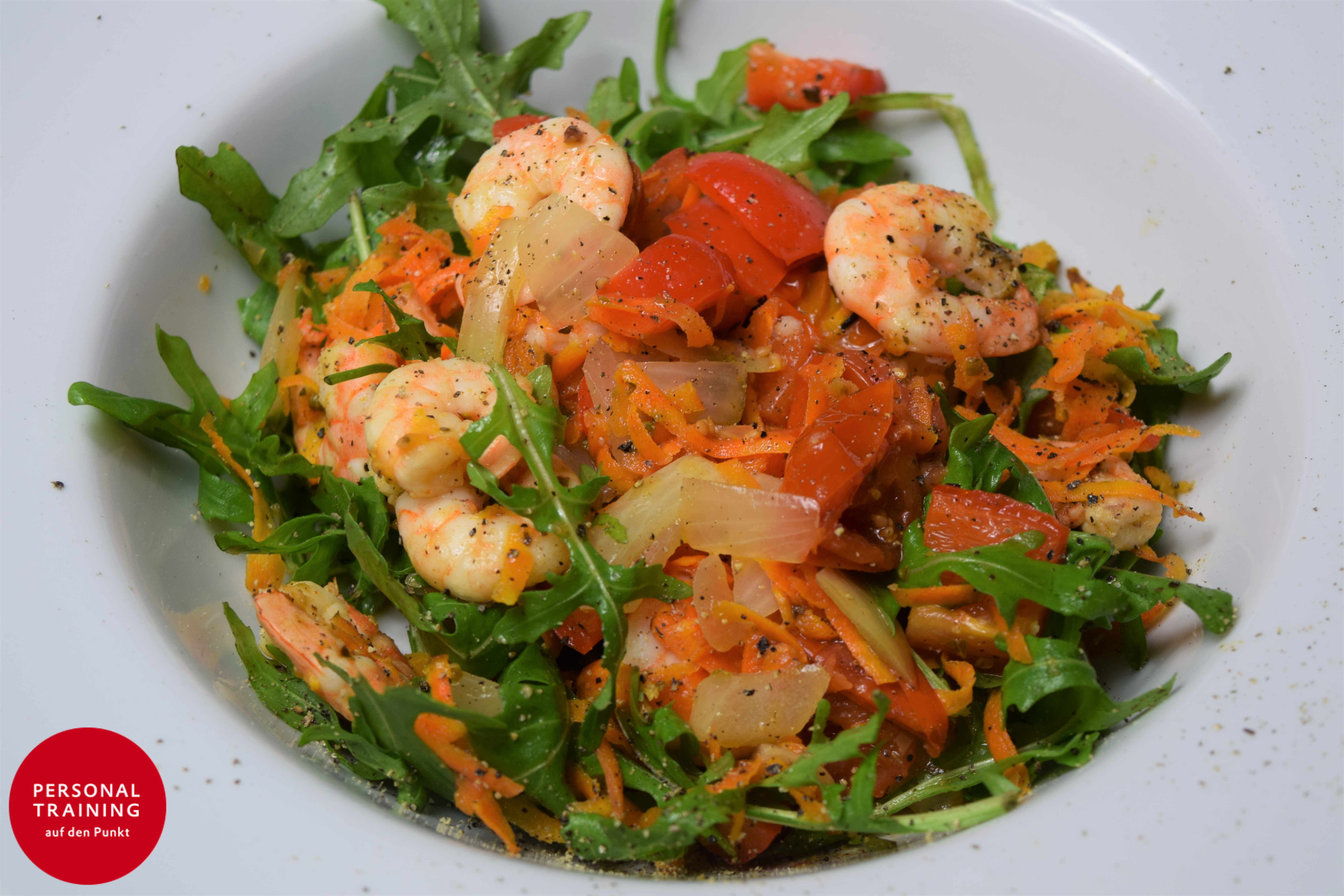 Shrimp Salat – Personal Training auf den Punkt